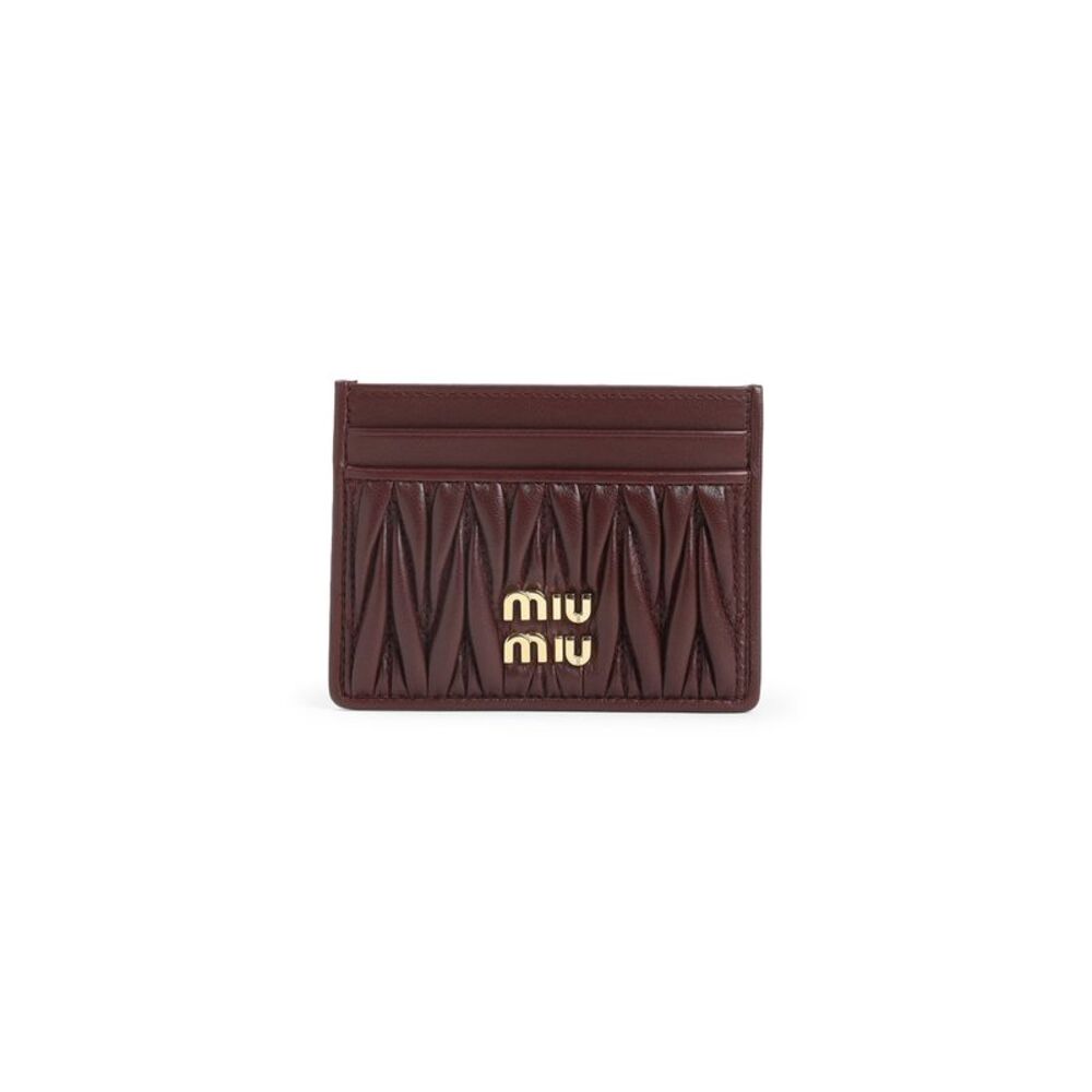 Miu Miu Lamb Leather Cardholder Women